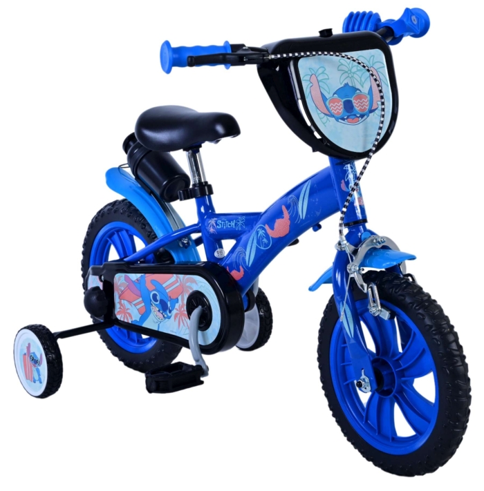 Disney Stitch Kinderfiets - Jongens - 12 inch - Blauw - Afbeelding 6