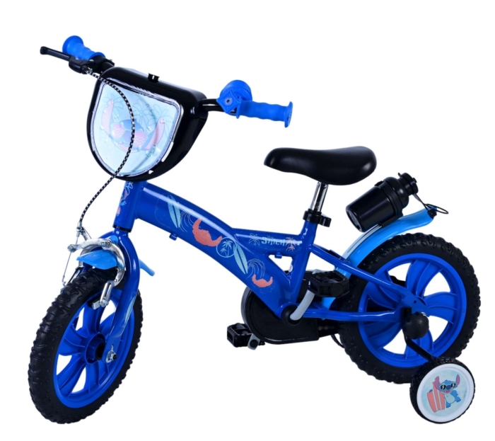 Disney Stitch Kinderfiets - Jongens - 12 inch - Blauw - Afbeelding 10