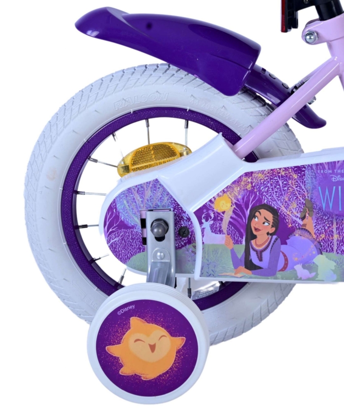 Disney Wish Kinderfiets - Meisjes - 12 inch - Paars - Afbeelding 2