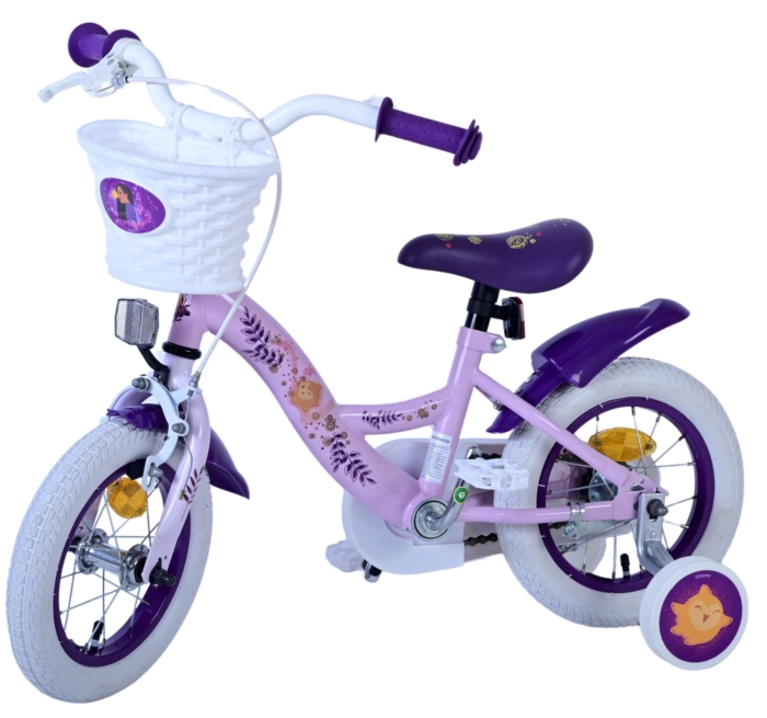 Disney Wish Kinderfiets - Meisjes - 12 inch - Paars - Afbeelding 8