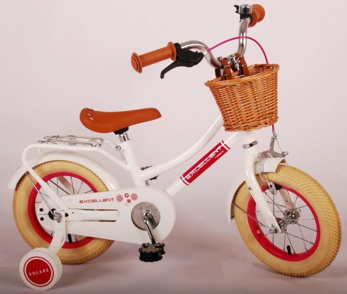 Volare Excellent Kinderfiets - Meisjes - 12 inch - Wit - Afbeelding 3