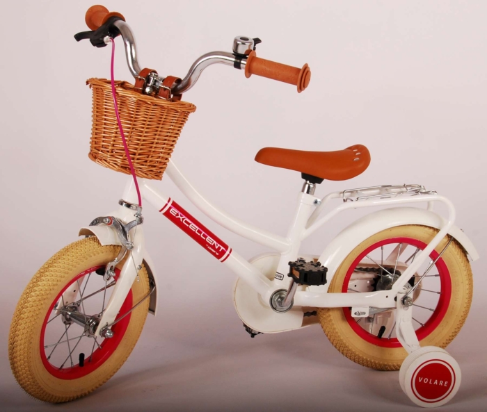 Volare Excellent Kinderfiets - Meisjes - 12 inch - Wit - Afbeelding 14