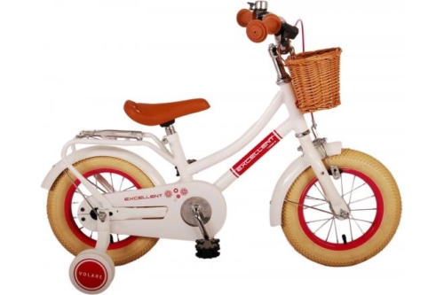 Volare Excellent Kinderfiets - Meisjes - 12 inch - Wit