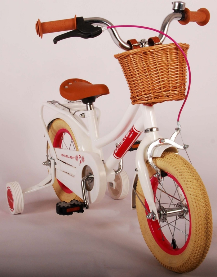 Volare Excellent Kinderfiets - Meisjes - 12 inch - Wit - Afbeelding 10