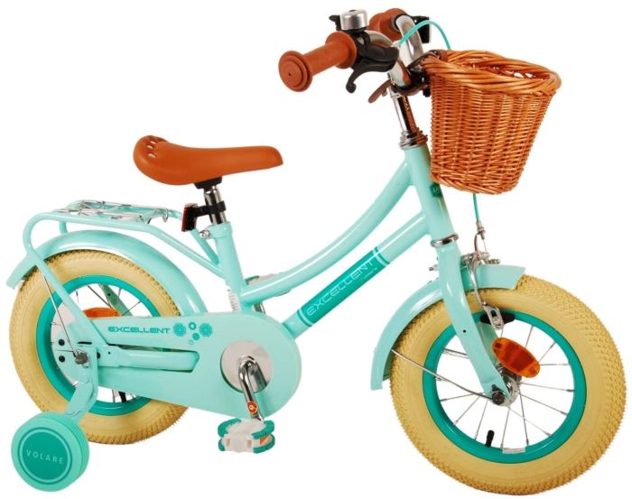 Volare Excellent Kinderfiets - Meisjes - 12 inch - Groen - Afbeelding 2