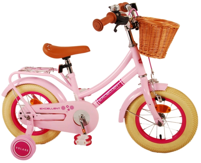 Volare Excellent Kinderfiets - Meisjes - 12 inch - Roze - Afbeelding 2