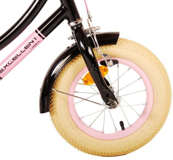 Volare Excellent Kinderfiets - Meisjes - 12 inch - Zwart - Afbeelding 5