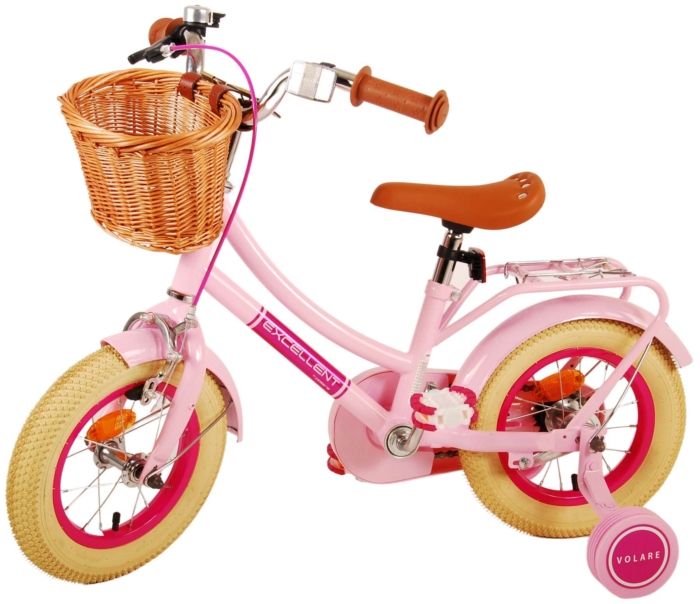 Volare Excellent Kinderfiets - Meisjes - 12 inch - Roze - Afbeelding 14