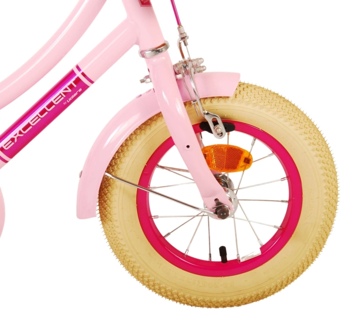 Volare Excellent Kinderfiets - Meisjes - 12 inch - Roze - Afbeelding 5