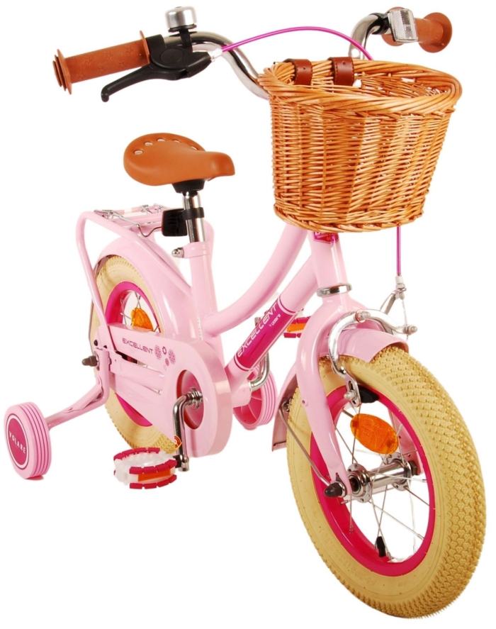 Volare Excellent Kinderfiets - Meisjes - 12 inch - Roze - Afbeelding 10