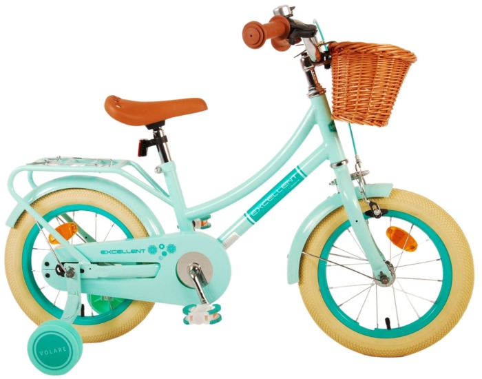 Volare Excellent Kinderfiets - Meisjes - 14 inch - Groen - Afbeelding 2