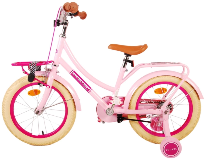 Volare Excellent Kinderfiets - Meisjes - 16 inch - Roze - 95% afgemonteerd - Afbeelding 14