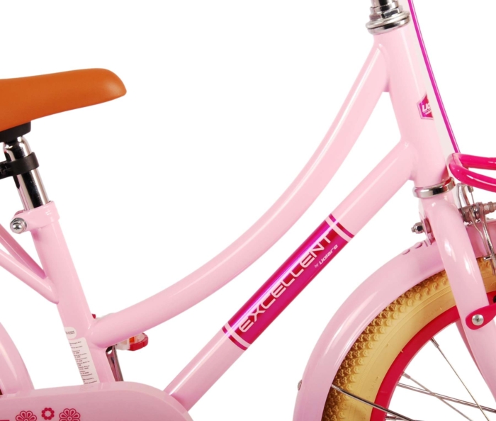 Volare Excellent Kinderfiets - Meisjes - 16 inch - Roze - 95% afgemonteerd - Afbeelding 8