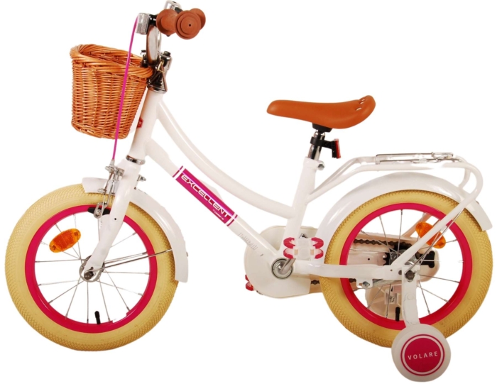 Volare Excellent Kinderfiets - Meisjes - 14 inch - Wit - Afbeelding 13