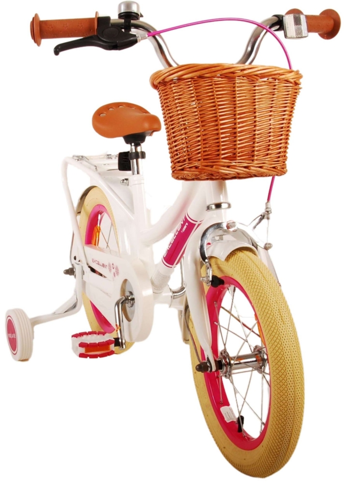 Volare Excellent Kinderfiets - Meisjes - 14 inch - Wit - Afbeelding 10