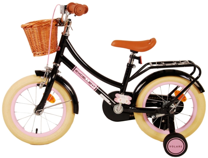 Volare Excellent Kinderfiets - Meisjes - 14 inch - Zwart - Afbeelding 13