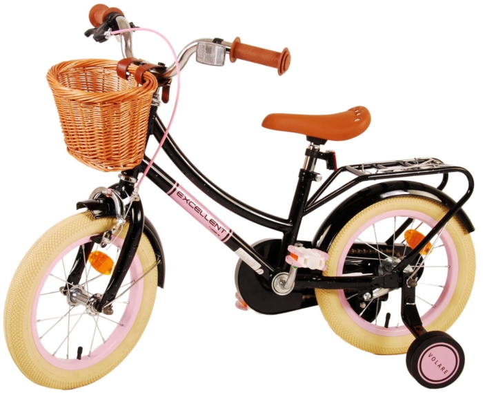 Volare Excellent Kinderfiets - Meisjes - 14 inch - Zwart - Afbeelding 14