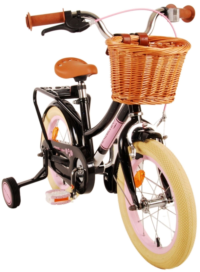 Volare Excellent Kinderfiets - Meisjes - 14 inch - Zwart - Afbeelding 10