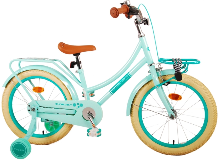 Volare Excellent Kinderfiets - Meisjes - 18 inch - Groen - 95% afgemonteerd - Afbeelding 14