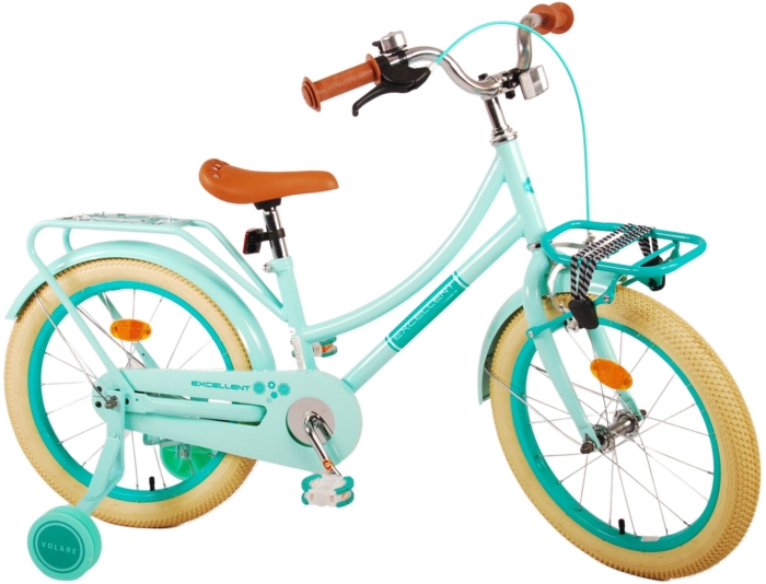 Volare Excellent Kinderfiets - Meisjes - 18 inch - Groen - 95% afgemonteerd - Afbeelding 15