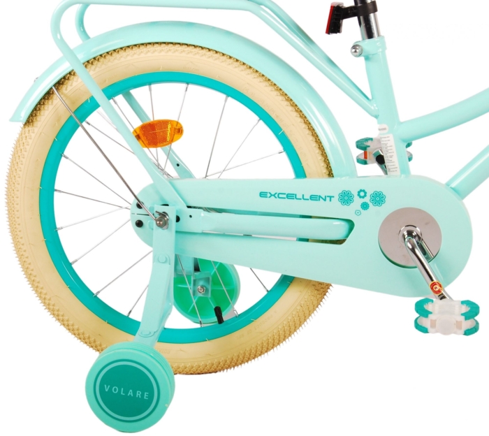 Volare Excellent Kinderfiets - Meisjes - 18 inch - Groen - 95% afgemonteerd - Afbeelding 2