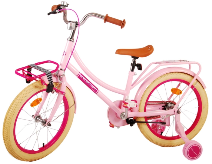 Volare Excellent Kinderfiets - Meisjes -18 inch - Roze - 95% afgemonteerd - Afbeelding 14