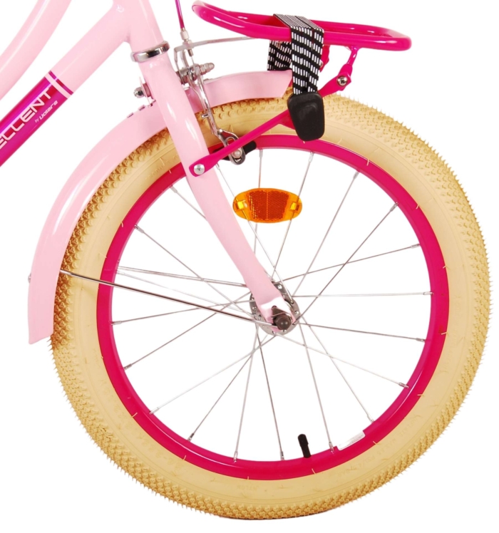 Volare Excellent Kinderfiets - Meisjes -18 inch - Roze - 95% afgemonteerd - Afbeelding 5