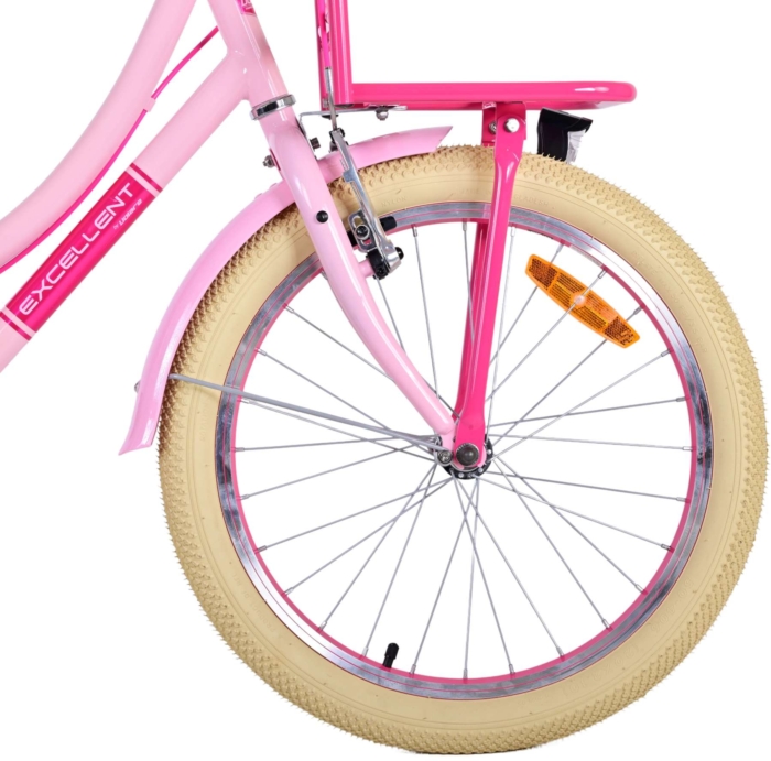 Volare Excellent Kinderfiets - Meisjes - 20 inch - Roze - Twee handremmen - Afbeelding 4