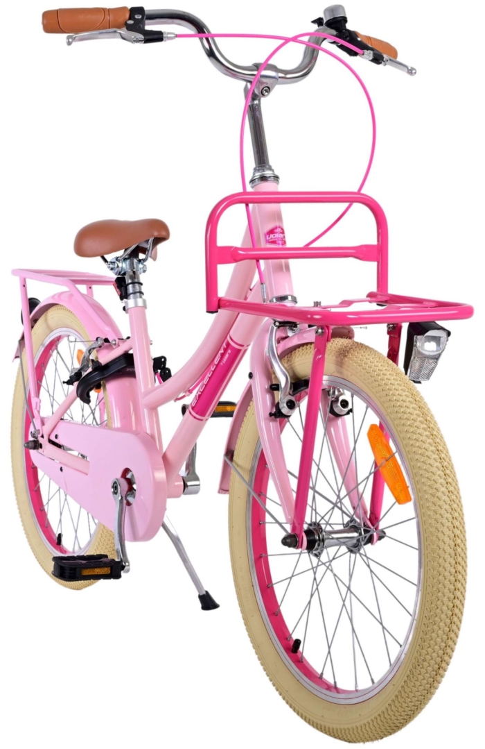 Volare Excellent Kinderfiets - Meisjes - 20 inch - Roze - Twee handremmen - Afbeelding 6