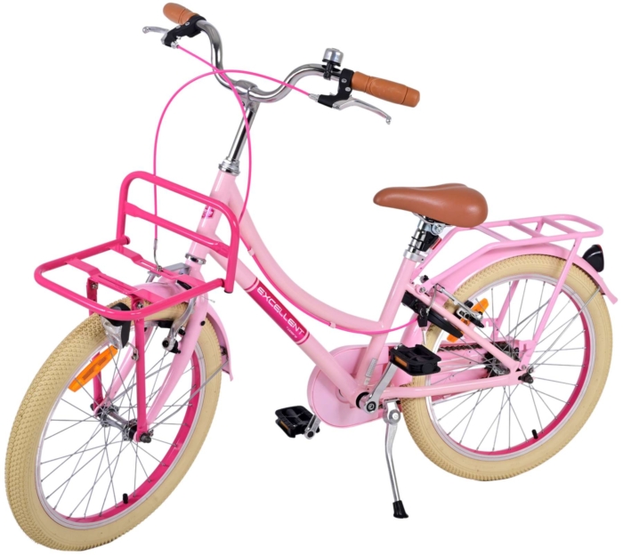 Volare Excellent Kinderfiets - Meisjes - 20 inch - Roze - Twee handremmen - Afbeelding 9