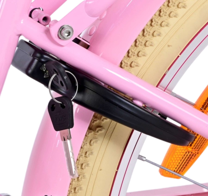 Volare Excellent Kinderfiets - Meisjes - 24 inch - Roze - 3 Versnellingen - Afbeelding 11