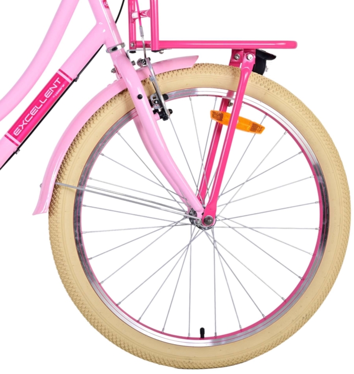 Volare Excellent Kinderfiets - Meisjes - 24 inch - Roze - 3 Versnellingen - Afbeelding 4