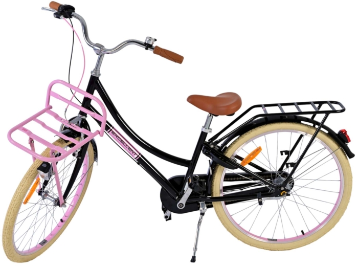 Volare Excellent Kinderfiets - Meisjes - 24 inch - Zwart - 3 Versnellingen - Afbeelding 10