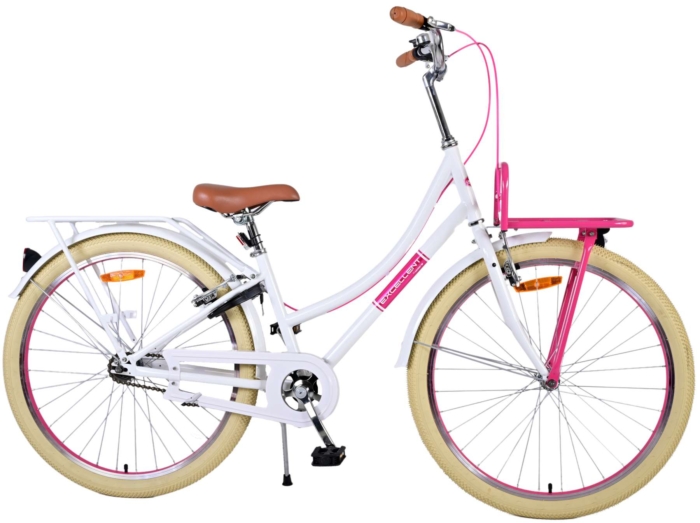 Volare Excellent Kinderfiets - Meisjes - 26 inch - Wit - Twee handremmen - Afbeelding 2