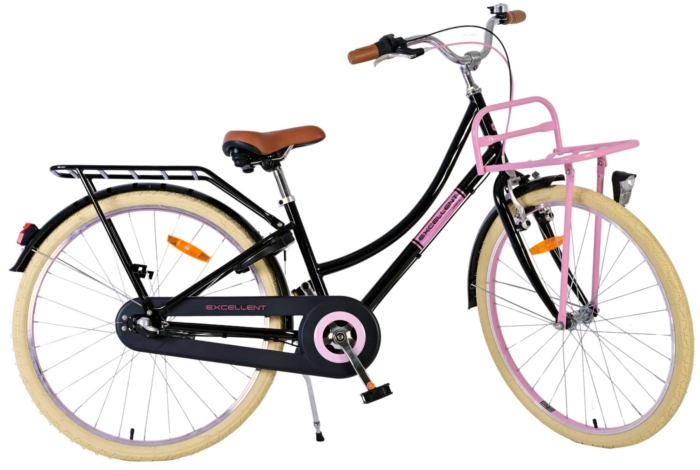 Volare Excellent Kinderfiets - Meisjes - 26 inch - Zwart - 3 versnellingen - Afbeelding 11