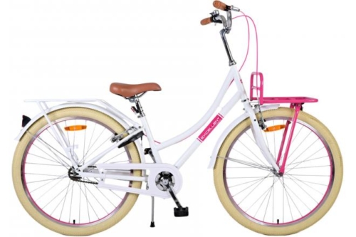 Volare Excellent Kinderfiets - Meisjes - 26 inch - Wit - Twee handremmen