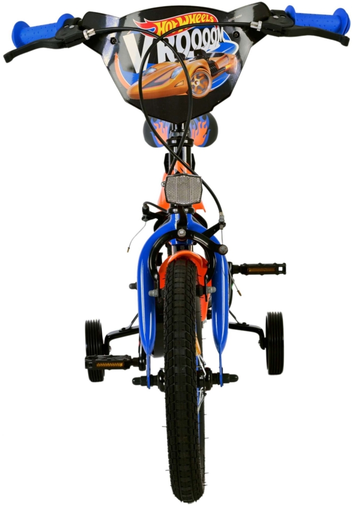 Hot Wheels Kinderfiets - Jongens - 14 inch - Zwart - Twee handremmen - Afbeelding 7