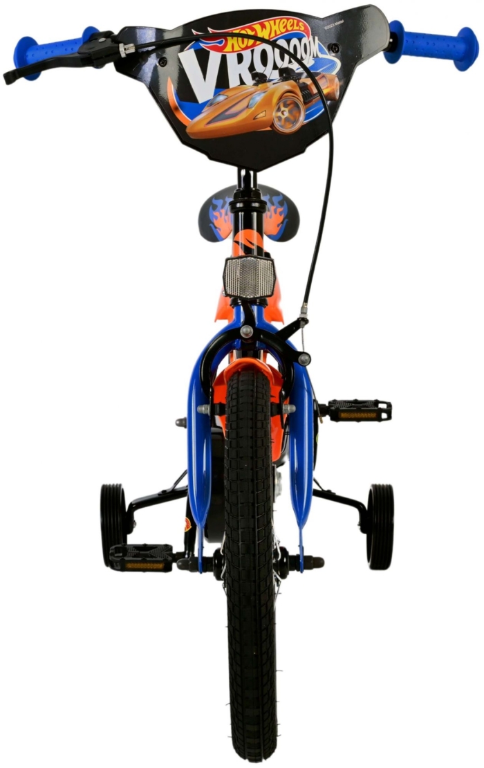 Hot Wheels Kinderfiets - Jongens - 16 inch - Zwart Oranje Blauw - Afbeelding 7