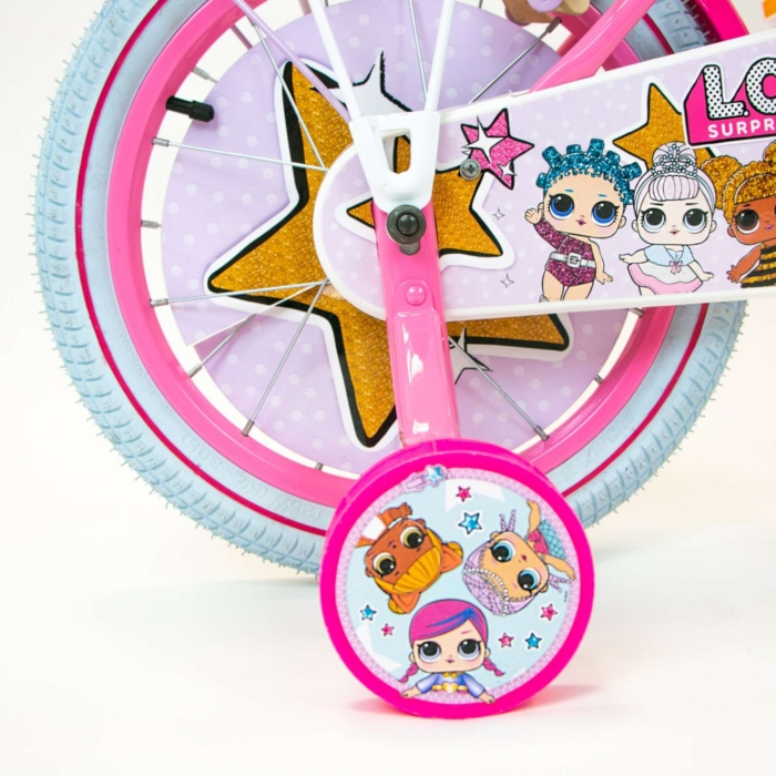 LOL Surprise Kinderfiets - Meisjes - 16 inch - Roze - Twee Handremmen - Afbeelding 2