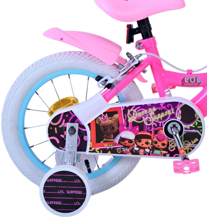 LOL Surprise Kinderfiets - Meisjes - 14 inch - Roze - Twee handremmen - Afbeelding 3