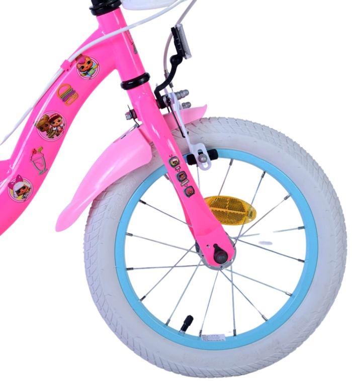 LOL Surprise Kinderfiets - Meisjes - 14 inch - Roze - Twee handremmen - Afbeelding 4