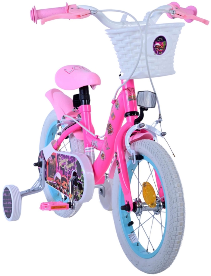 LOL Surprise Kinderfiets - Meisjes - 14 inch - Roze - Twee handremmen - Afbeelding 6