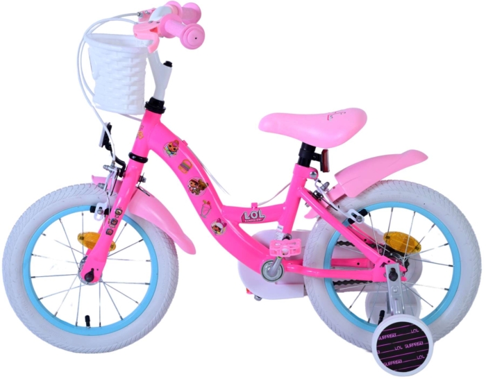 LOL Surprise Kinderfiets - Meisjes - 14 inch - Roze - Twee handremmen - Afbeelding 8