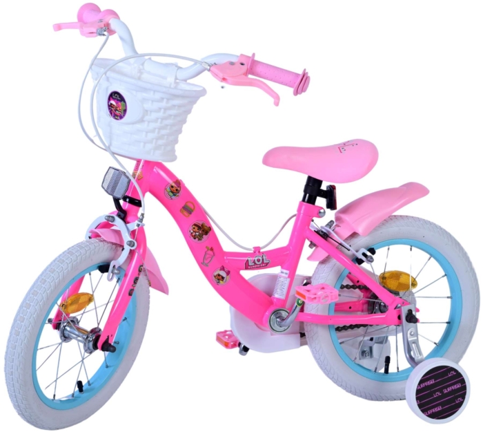 LOL Surprise Kinderfiets - Meisjes - 14 inch - Roze - Twee handremmen - Afbeelding 9