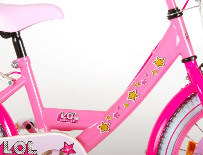 LOL Surprise Kinderfiets - Meisjes - 18 inch - Roze - twee handremmen - Afbeelding 7