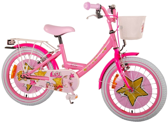 LOL Surprise Kinderfiets - Meisjes - 18 inch - Roze - twee handremmen - Afbeelding 2