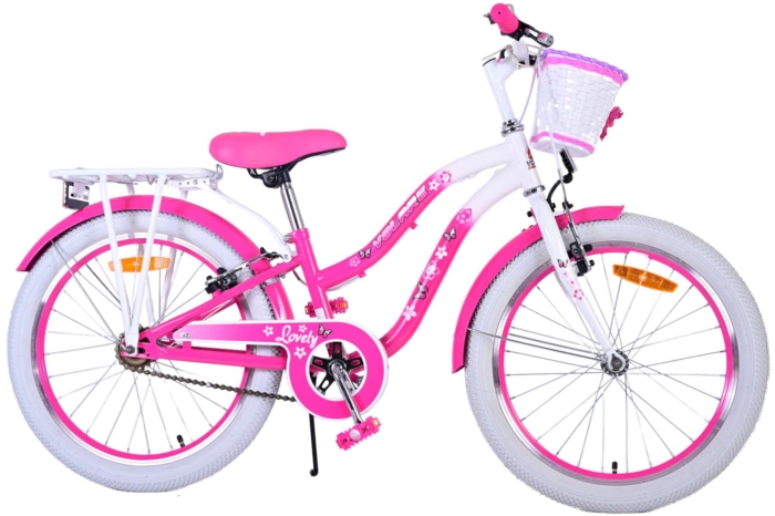 Volare Lovely Kinderfiets - Meisjes - 20 inch - Roze - Twee handremmen - Afbeelding 2