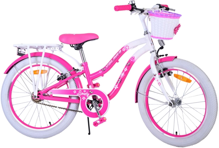 Volare Lovely Kinderfiets - Meisjes - 20 inch - Roze - Twee handremmen - Afbeelding 3