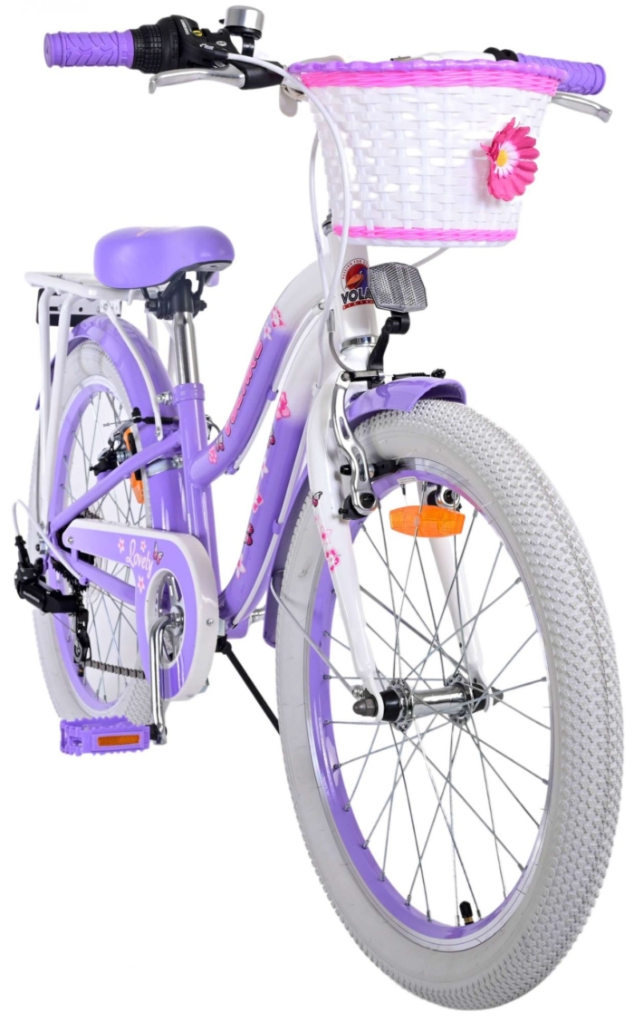 Volare Lovely Kinderfiets - Meisjes - 20 inch - Paars - 7 versnellingen - Afbeelding 6