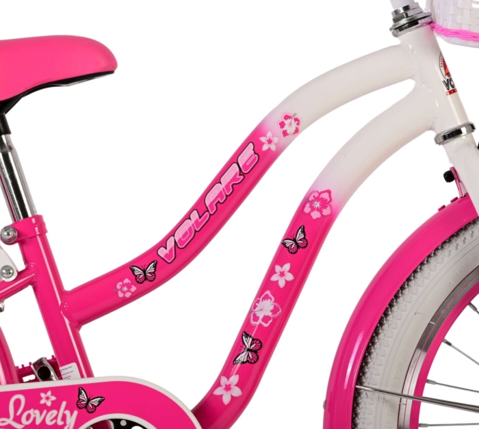 Volare Lovely Kinderfiets - Meisjes - 20 inch - Roze - Afbeelding 7